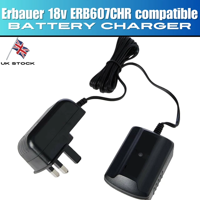 ERBAUER 18V ERB607CHR compatible Battery Charger ERI606BAT ABP118G1 12W 29.99 PicClick UK
